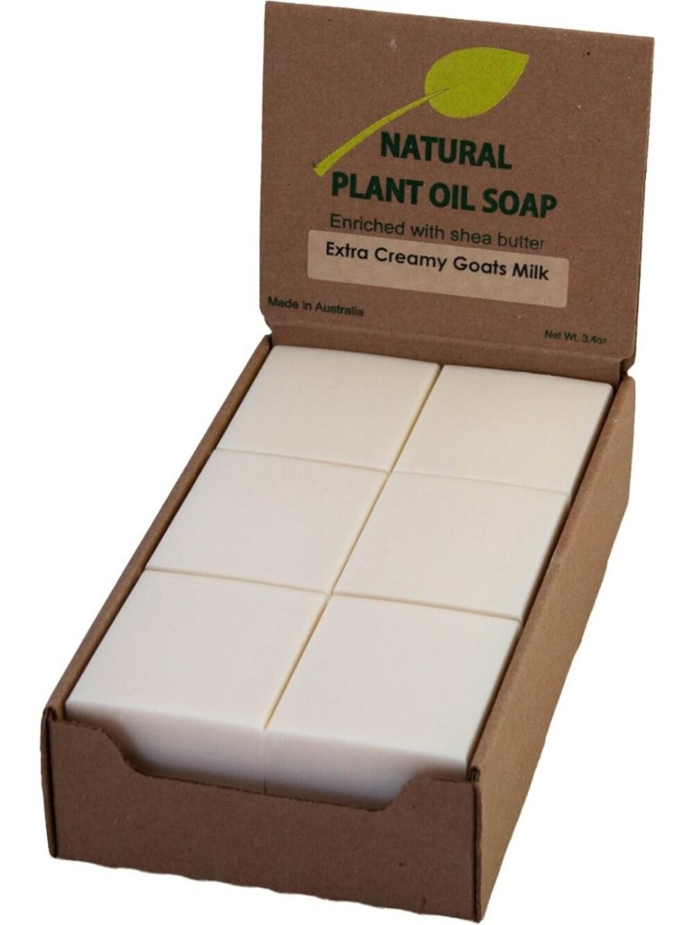 Natural Goat Milk Soap Bars - 12 Pack, Moisturizing & Gentle for Sensitive Skin